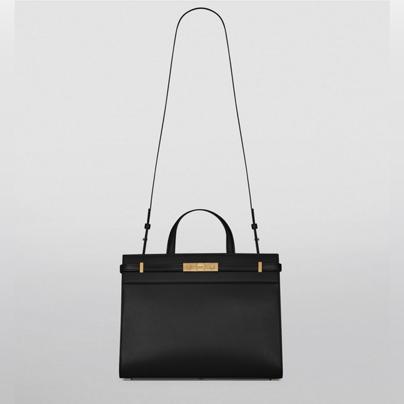 Saint Laurent Black Satchel with Gold Hardware - Picture 2 of 13